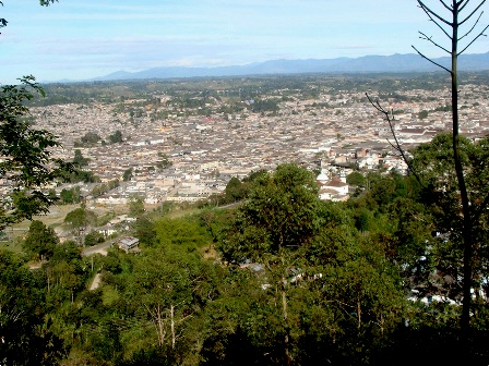 Panorámica desde cerro de las tres cruces Foto Panorámica desde cerro de las tres cruces