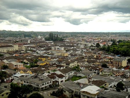 Foto Panorámica de la Ciudad de Popayán